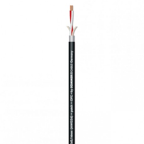 Kabel mikrofonowy SOMMER 2x0,14 mm PVC Ø 3,80 mm