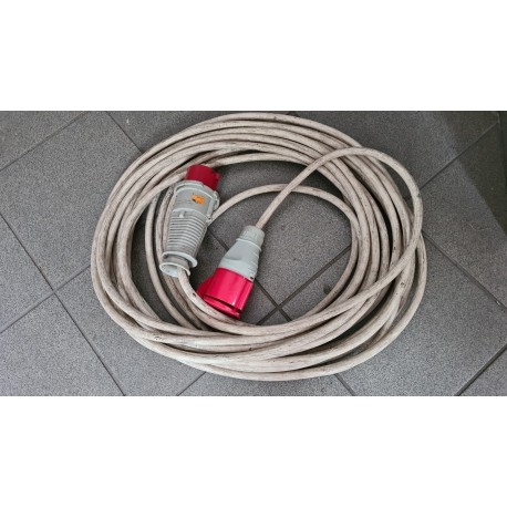 Kabel siłowy przedłużacz 3-fazowy 32A 5x2,5 OMY 25m